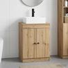 Bathroom Furniture Set Artisan Oak Engineered Wood