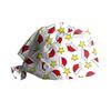 Surgical Cap with Adjustable Printed Christmas Theme Hat, Sweat Wicking Strip, Dust-proof Cloth Bag Head Cap, Doctor's Oral Cap, Nurse's Cap