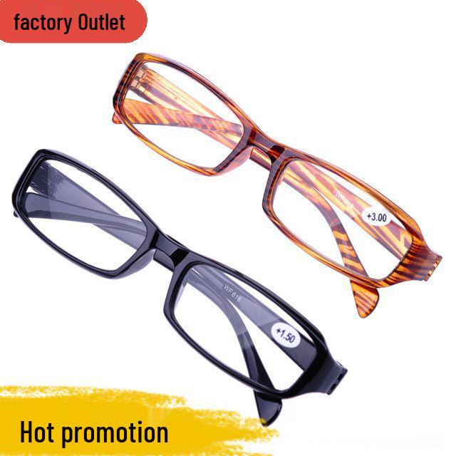 

616 New High-Definition Double Thread Resin Reading Glasses for Men and Women Packaging Box