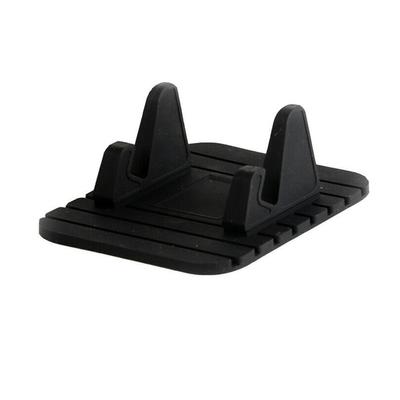 Black Car Dashboard Non-slip Rubber Mat Phone Holder Pad Stand Accessories