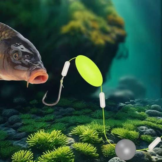 6/8Pcs Double Hook Reverse Bottom Rigs Portable Universal Easy To Use Fishing Hook Carp Fishing Hair Rigs