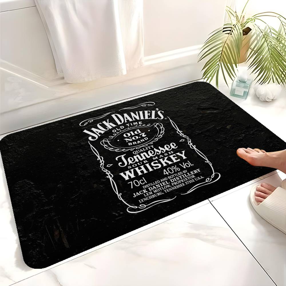 J-Jack D-Daniels LOGO Vloerkleed Scandinavische Stijl Huis Deurmat Badkamer-Toilet Matten Slaapkamer Hotel Decor Mat