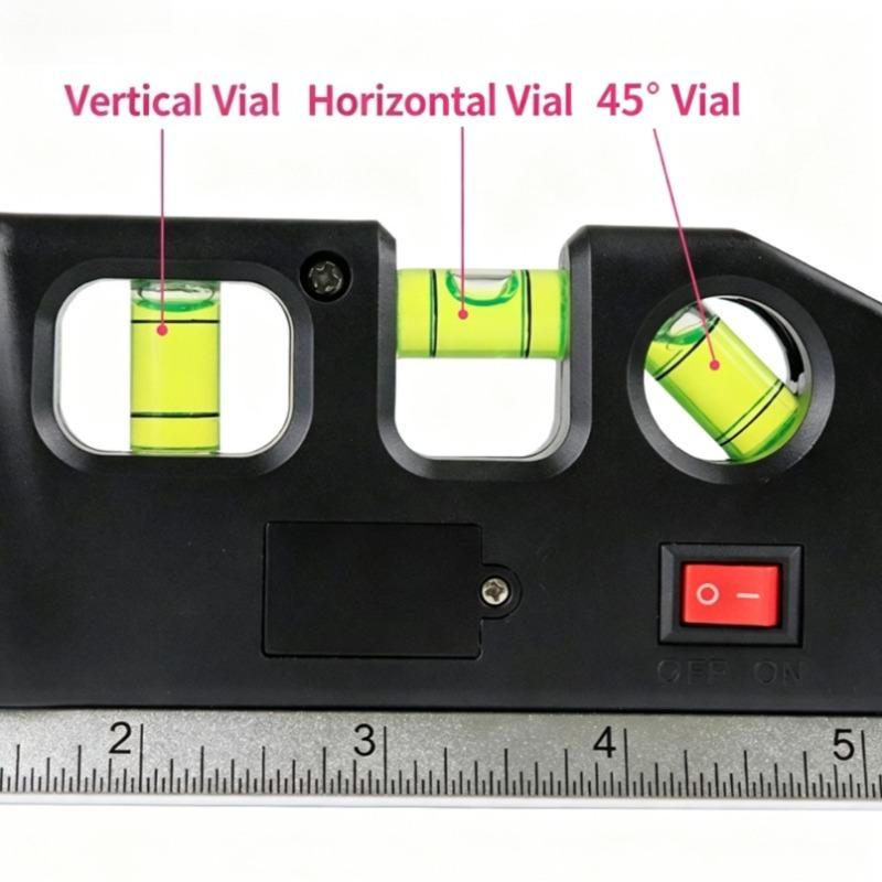 Multipurpose Infrared Level Multifunction Level Metric Ruler Straight Horizon Vertical Tape