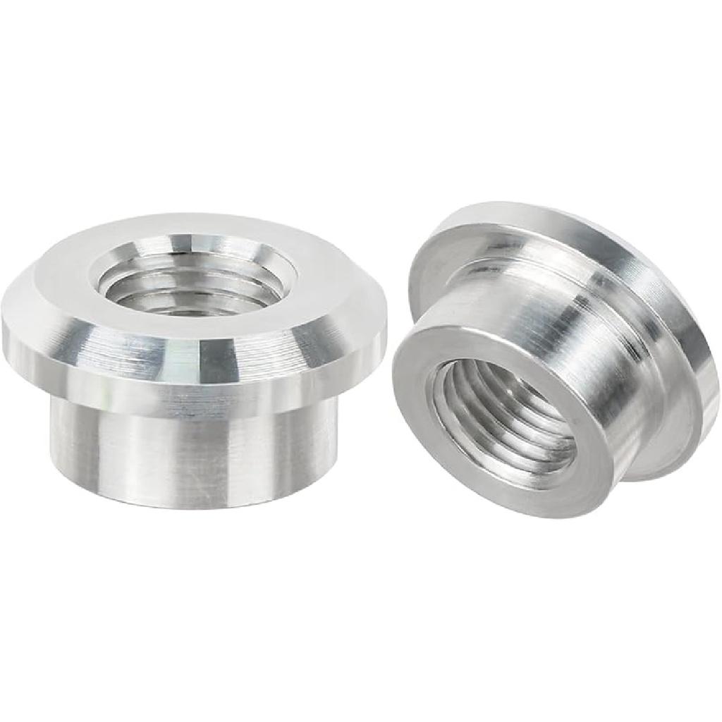 EVIL ENERGY 1/2" NPT Female Weld on Bung Fitting Aluminum 2PCS