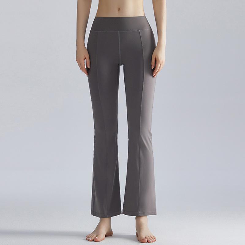 

LAHN Women’s High Waisted Flared Yoga Pants – Petite Fit for a Taller, Slimmer Look, Sports Casual Style Medium