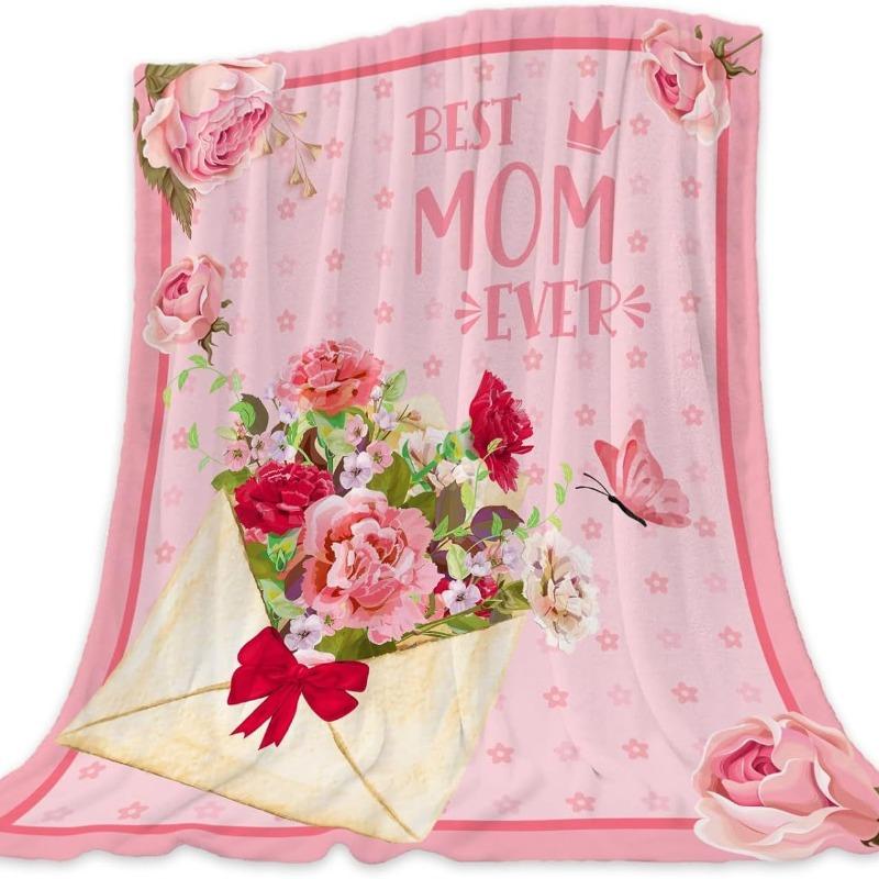 Mother's Day Gift Giving Digital-printed Polyester Bedroom Velvet Flannel Soft Sofa Cover Blanket Fleece Soft Sofa Cover