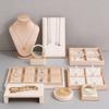 L Shaped High-end Feel Jewelry Display Stand Earring Necklace Bracelet Ring Holder Retail Showcase Counter Organizer