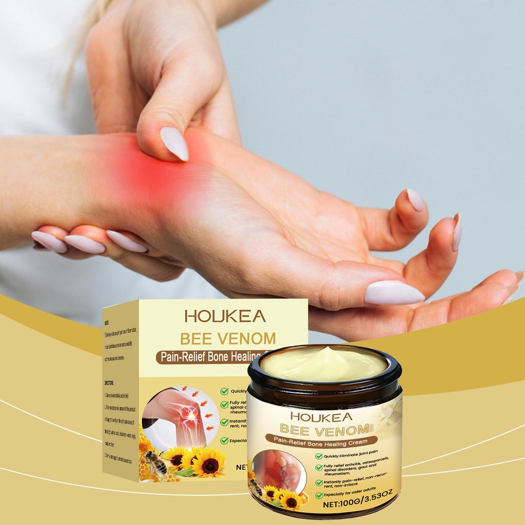 Houkea Bee Venom Joint Relief Cream Soothing Formula For Muscle And Joint Care