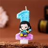 Cartoon Demon Hunter Lumi Birthday Number Candles for Cake Festival Party