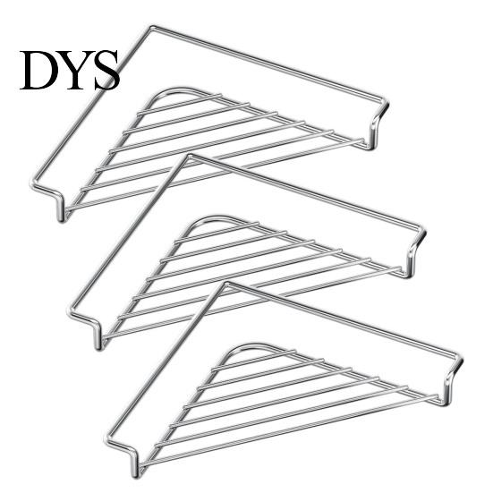 Kitchen Sink Corner Shelf Stainless Steel Triangular Shelf, Rustproof Compact Wire Storage Rack, Space Saving Utensil Drying Rack for