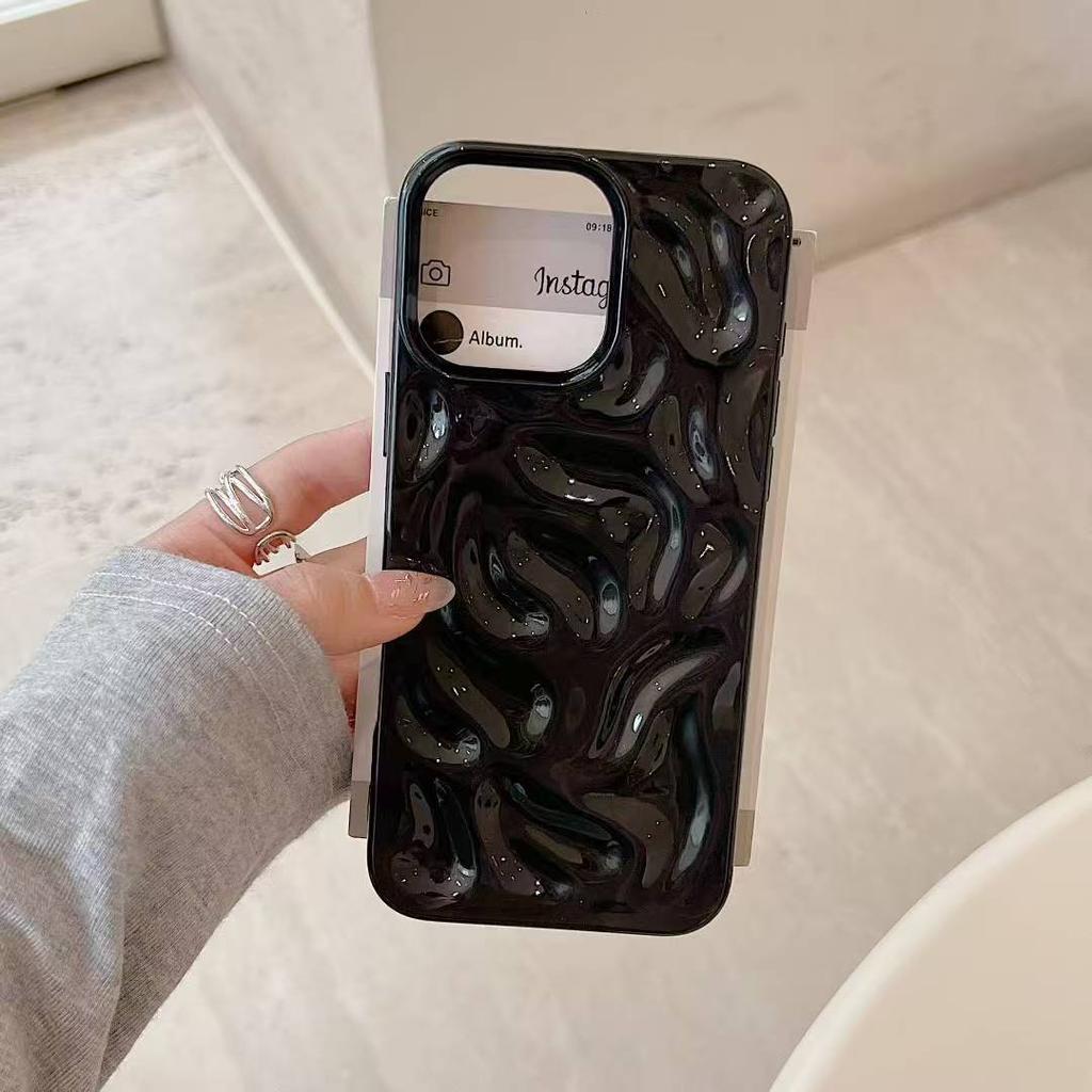 Meteorite shell TPU simple wind suitable for Apple 16PROMAX Internet celebrity Apple 15PRO all-inclusive mobile phone case soft case