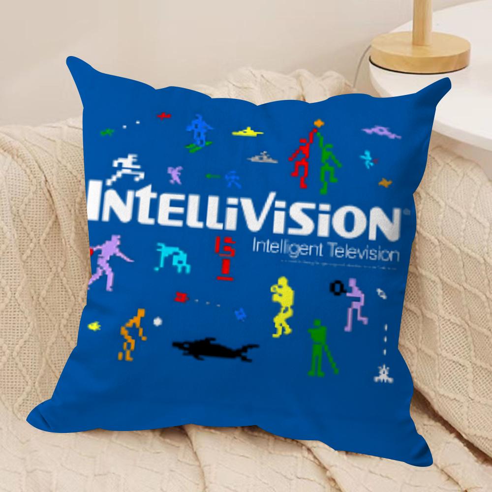 IIntellivision Cushion Cover Soft Plush Throw Pillow Cover  DoubleSided Decorative Cushion Case  Sofa Bedroom Home Decor