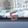Rhinestone Bow Polymer Clay Rearview Mirror Ornament for Women