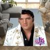 Elvis Presley Legende Bodenmatte Design für Eingangsbereich Esszimmer Spielzimmer Arbeitszimmer Rutschfeste Teppich Büro Heimdekoration Spirituelles Geschenk