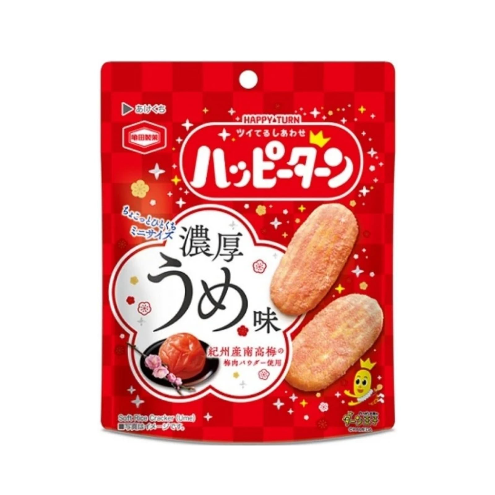 

Renewal Kameda Seika Happy Turn Mini Rich Ume Flavor 30g x 12 bags [Limited Edition]