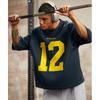 Gymshark American Football Jersey Heavy Blue A4b2d Uctn