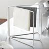 Iron Foldable Dish Rack Kitchen Towel Holder Storage Shelf for Sponge and Washcloth