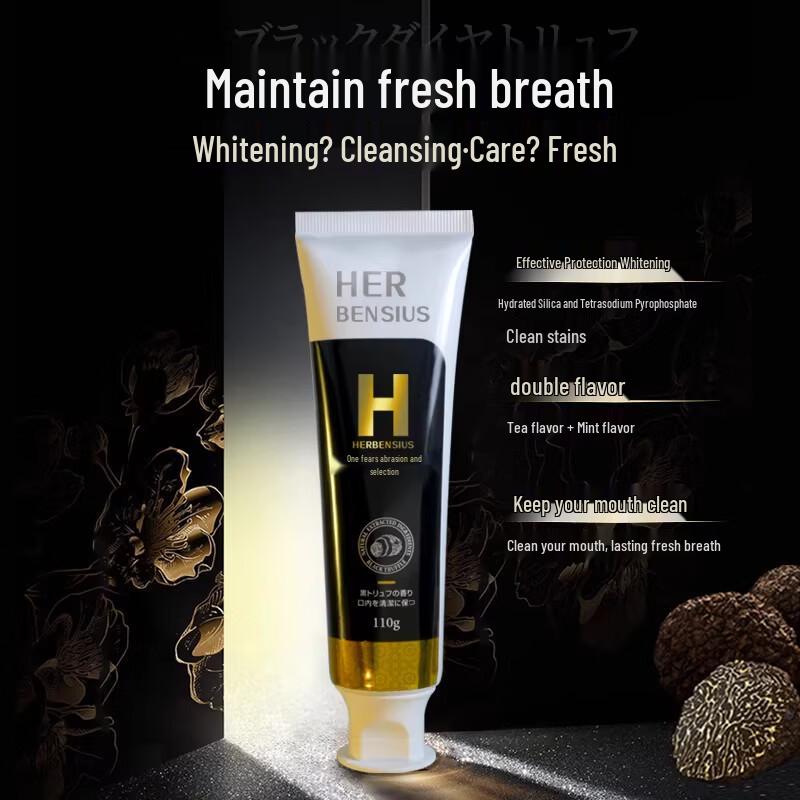 HERBENSIUS Japanese Whitening & Fresh Breath Toothpaste