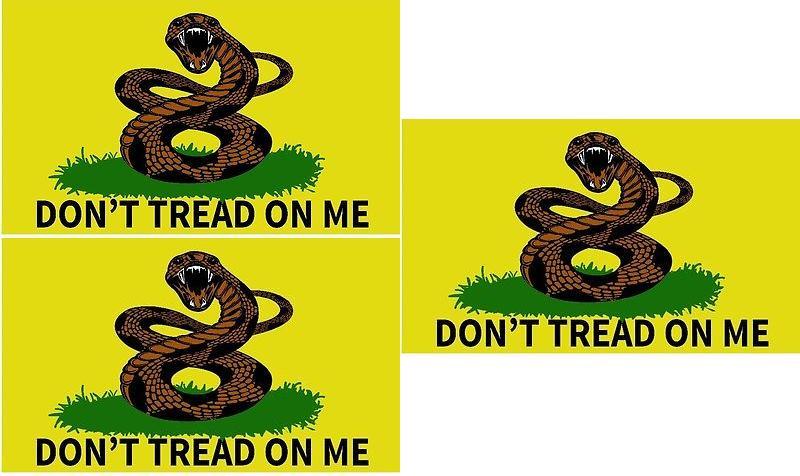 Don't Tread On Me Schlangenflagge Polyester Material Gadsden Flagge Für Unabhängigkeitstag Feiern