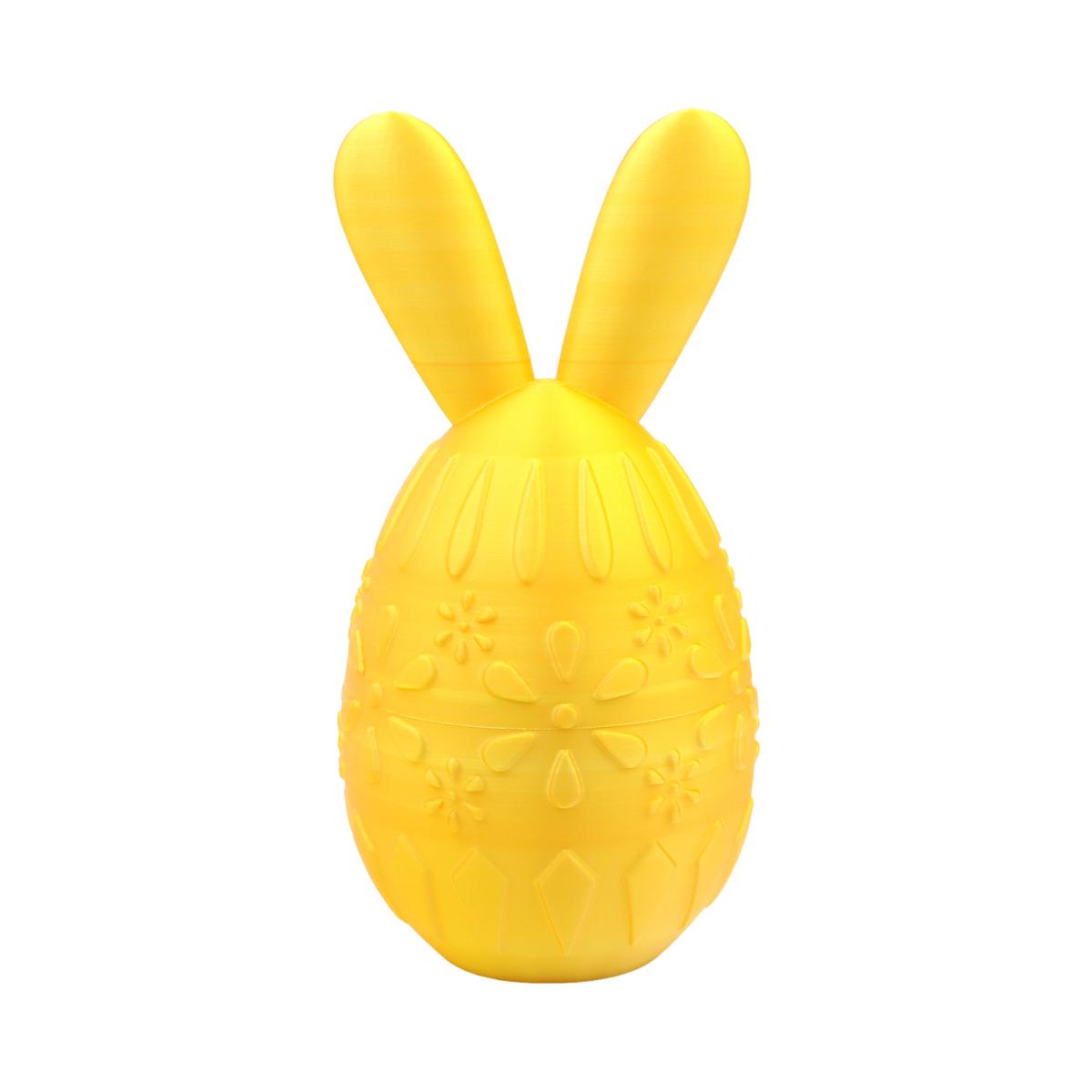 

Пасхальное яйцо кролика Yousheng, напечатанное на 3D-принтере, скрученное яйцо с ушками кролика, цветная коробка для яиц кролика для пасхальных весенних украшений, подарков для вечеринок в школе