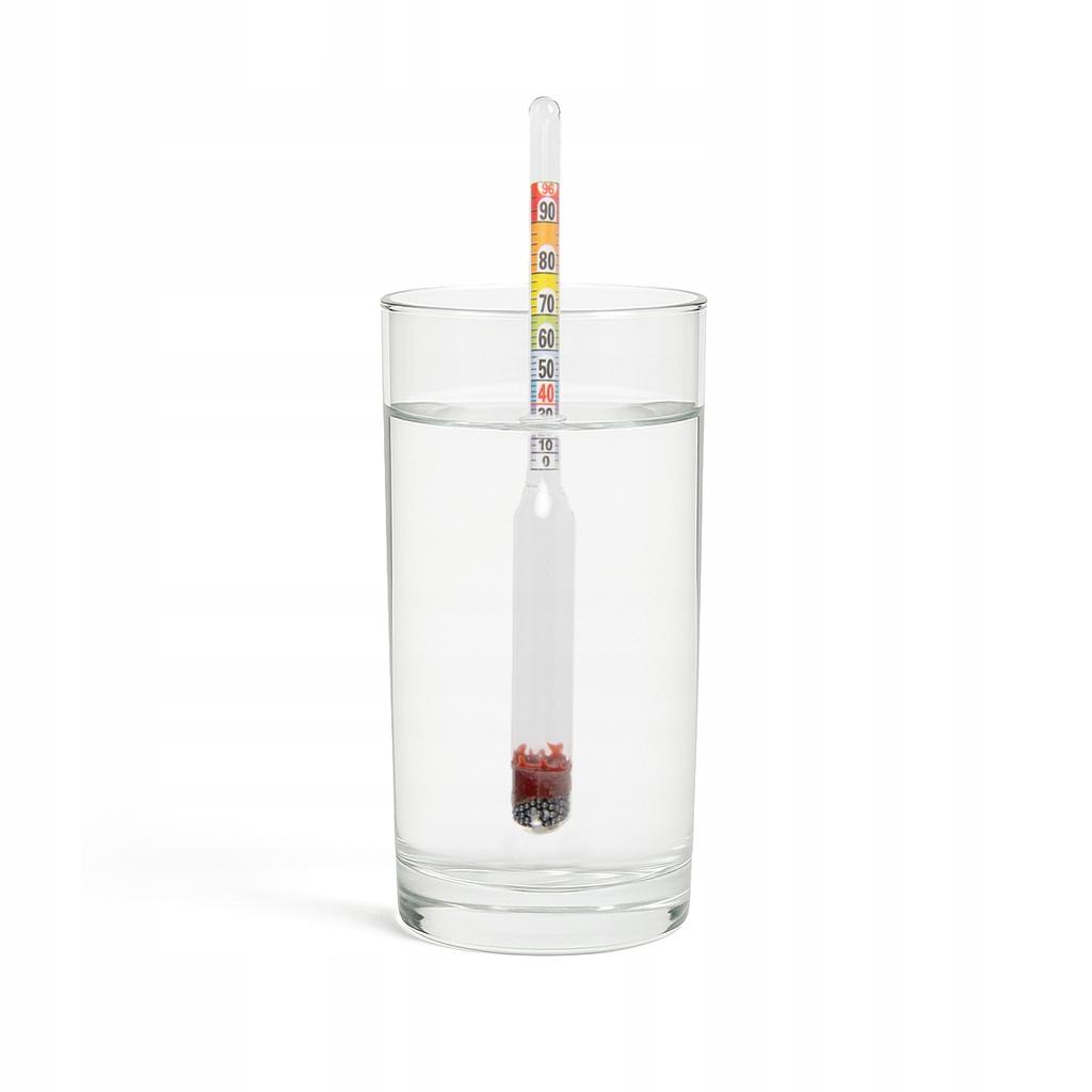 Glass Alcohol Meter 0-96% Moonshine Alcohol Meter for Home Use