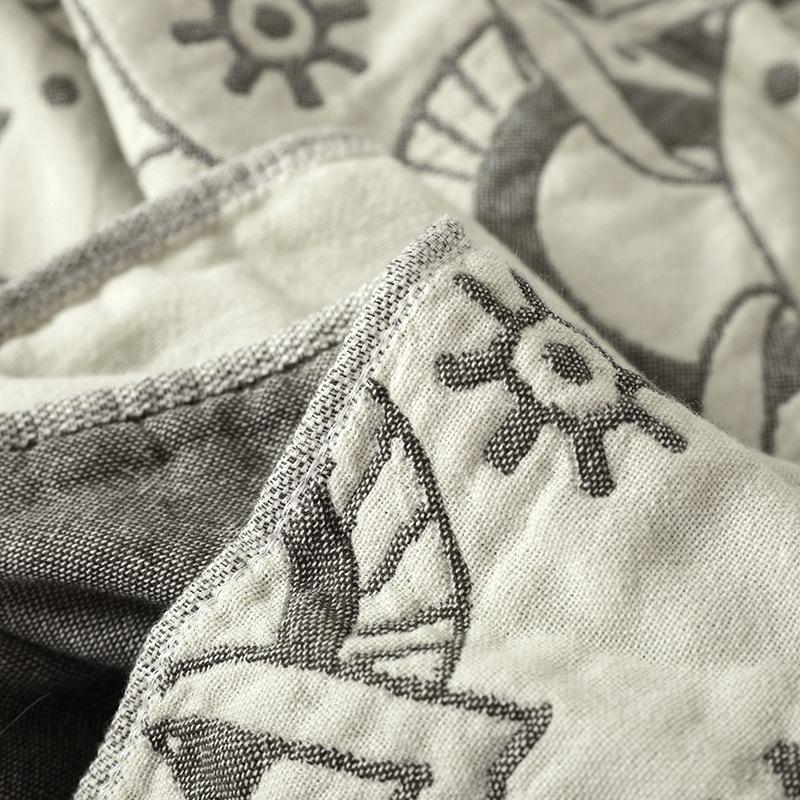 New Muslin Blanket Bed Sofa Travel Breathable Chic Mandala Big Soft Blanket