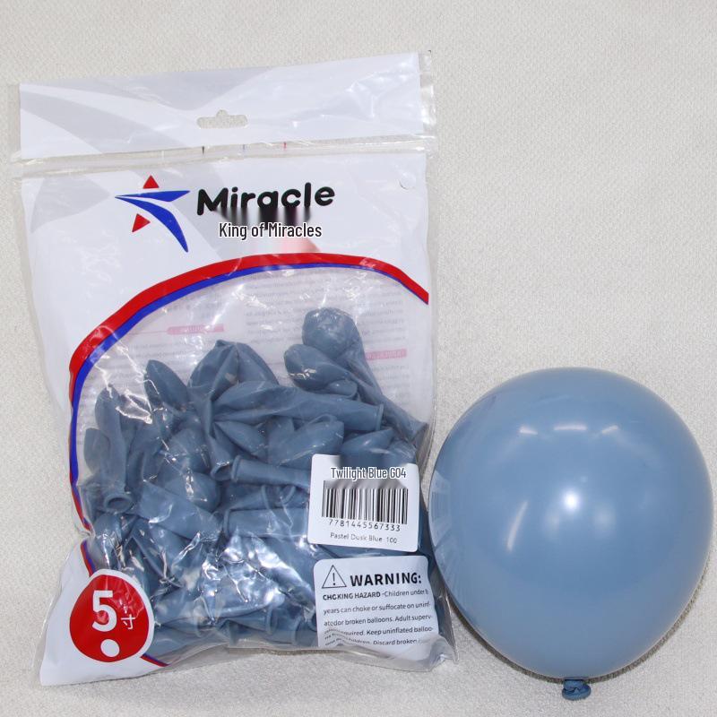 Miracle Star 5-inch Latex Balloons, 100 pcs - Ideal for Children's Birthday Party, Wedding Celebration, Room Decoration.