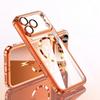 New Plating Clear Lens Protector Magsafe Phone Case For iPhone 17 Pro Max 16 15 14 13 12 Pro Max 17Pro 17Air Magnetic Soft Cover