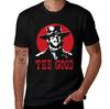 Unisexs Cotton Tshirt The Good Cowboy Silhouette Graphic Print Casual Western Style Short Sleeve Tee
