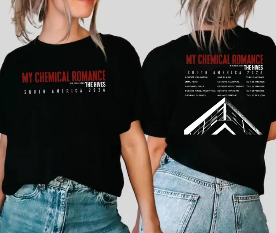 

My Chemical Romance South American Tour 2026 Tshirt Unisex T-Shirt S