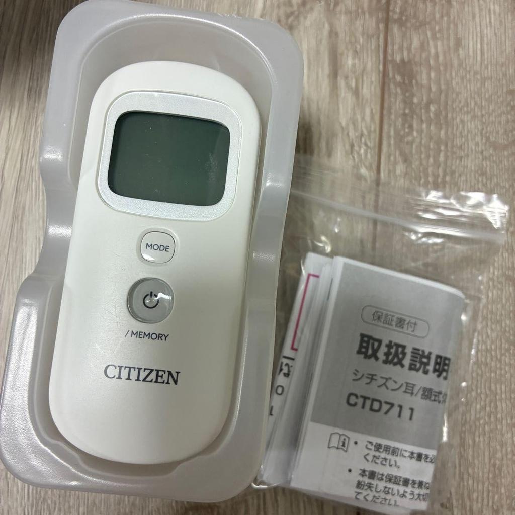 Used CITIZEN Citizen ear/forehead thermometer CTD711 Approximately 1 second temperature measurement