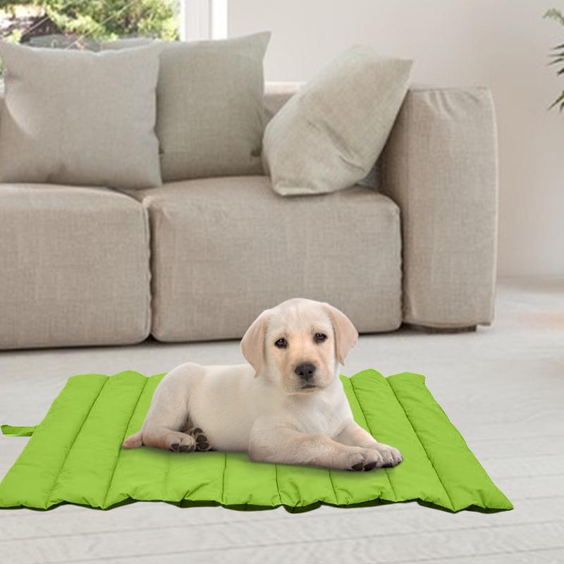 Foldable Dog Bed Double Sided Camping Dog Pet Mat Comfortable Portable Anti Slip Mattress Cushion Pet Blanket For Backpacking