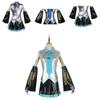 Hatsune Miku Vocaloid Pu Cosplay Top Kleid Krawatten Set für Weihnachtsshow