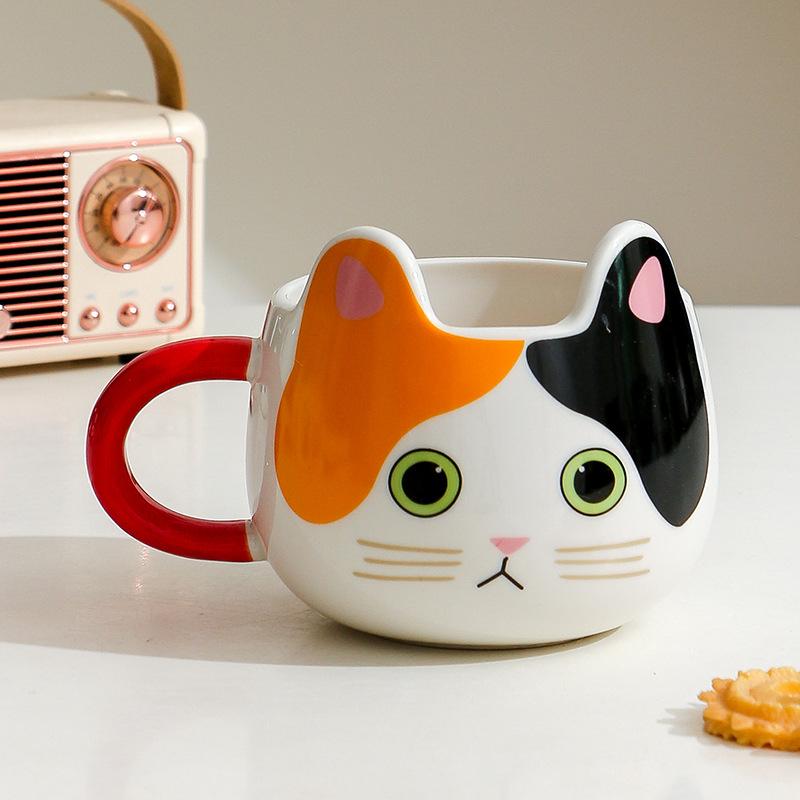 Кружка керамическая с милым котиком