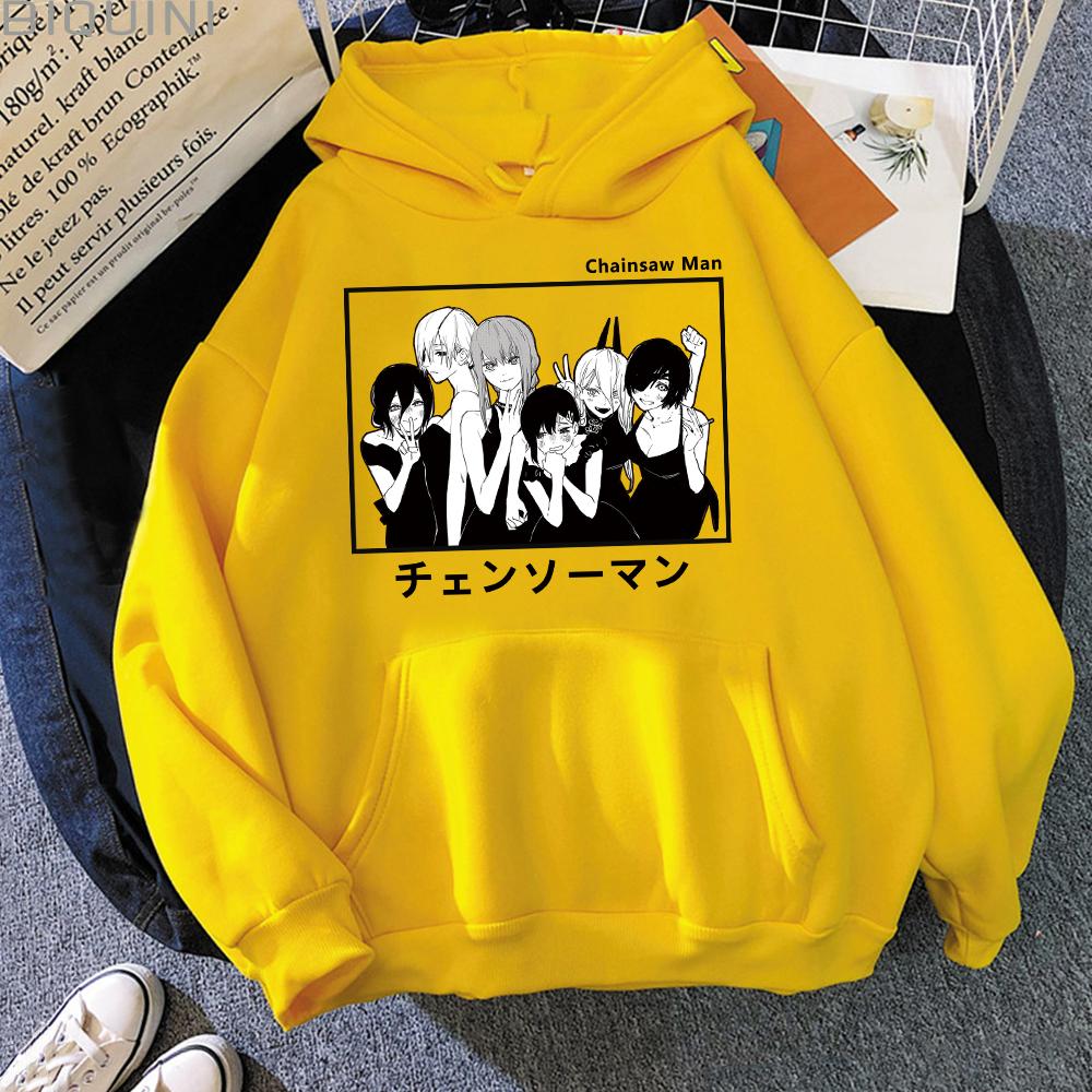 Anime Chaaw Man Print Graphic Hoodies Vintage Oversized Hooded Sweatshirt Long Sleeves Soft Cotton Hoodie Men Women Clothes