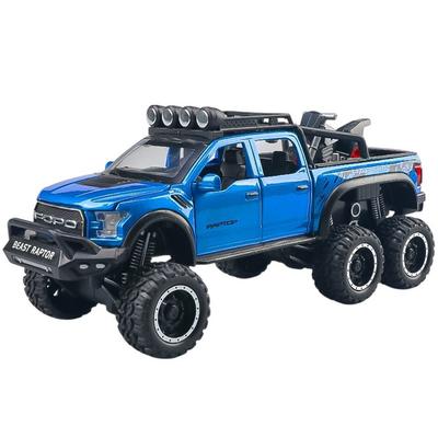 MeinAuto Premium 1:24 Die-Cast-Legierung Ford Raptor F-150 Modellauto - Sammlerfigur & Dekoration, Blau