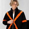 Giacca da uomo DRIPX Harajuku Streetwear Americano Patchwork Color Block Zip Up Manica Lunga Cappotto Vestibilità Larga Casual Unisex Tendenza Moda Nuovo