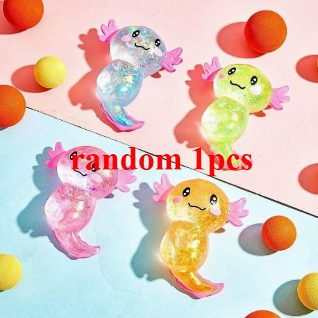 New Popular Colorful Cute Salamander Maltose Candy Toy Fun Squeezing Birthday Supplies Anti Anxiety Gift