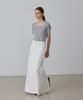 Kwinseulaebis Long Slit Denim Skirt_White_4Colors