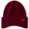 Cashmere hat men's and women's double-layer thickened winter cashmere bag head knitted stacking hat couple cold hat