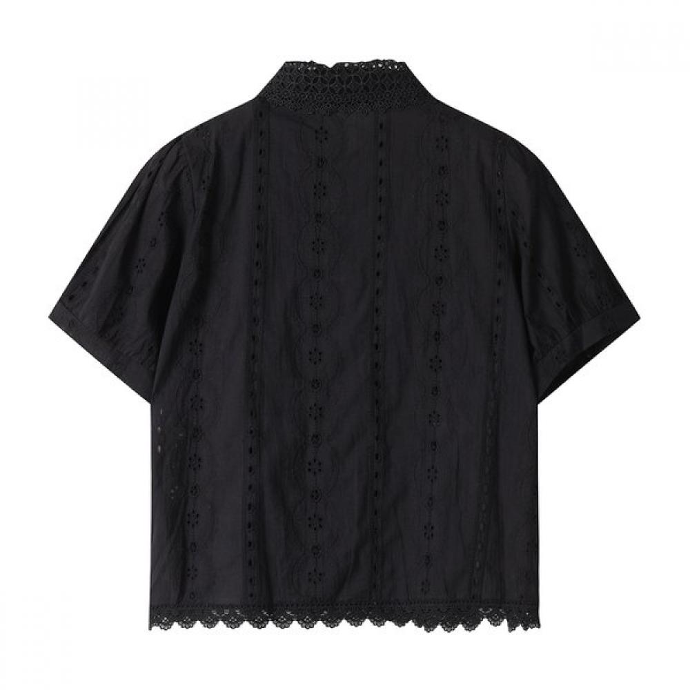 Ggpx Collar Neck Lace Button Shirt  Gp6sh014f 