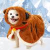 Pet Dog Cape Clothes, Cat Tiger Winter Warmth Thickened Dog, Small Dog Plush Cape Cat Supplies
