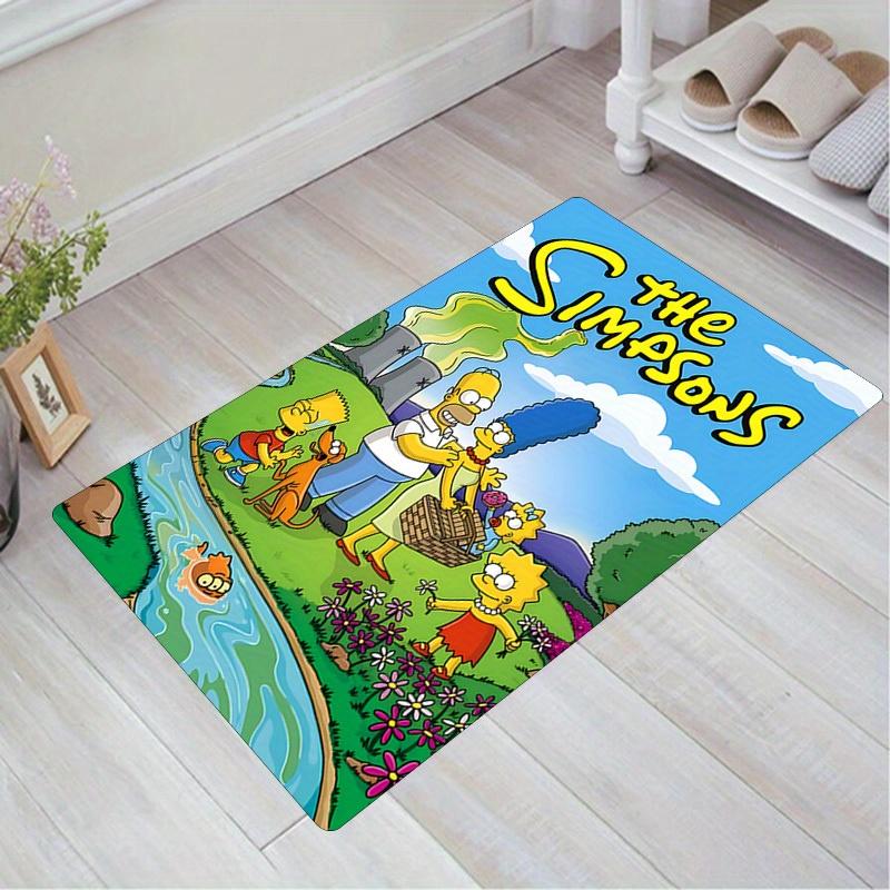 The Simpsons Area Rug - Soft & Durable For Living Room , Bedroom , And Outdoor Use - Hand Washable Polyester Floor Mat 60cm by 90cm