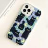 Cute Moon Black Cat Phone Case for iphone 16 15 14 7 8 Plus 13 Pro Max 16e X XS XR SE 2022 Shell Girls Soft Back Silicone Cover