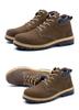High-Top Slip-On Steel Toe Cap Work Shoes - Anti-Smash & Puncture Resistant, Lightweight, All-Season.