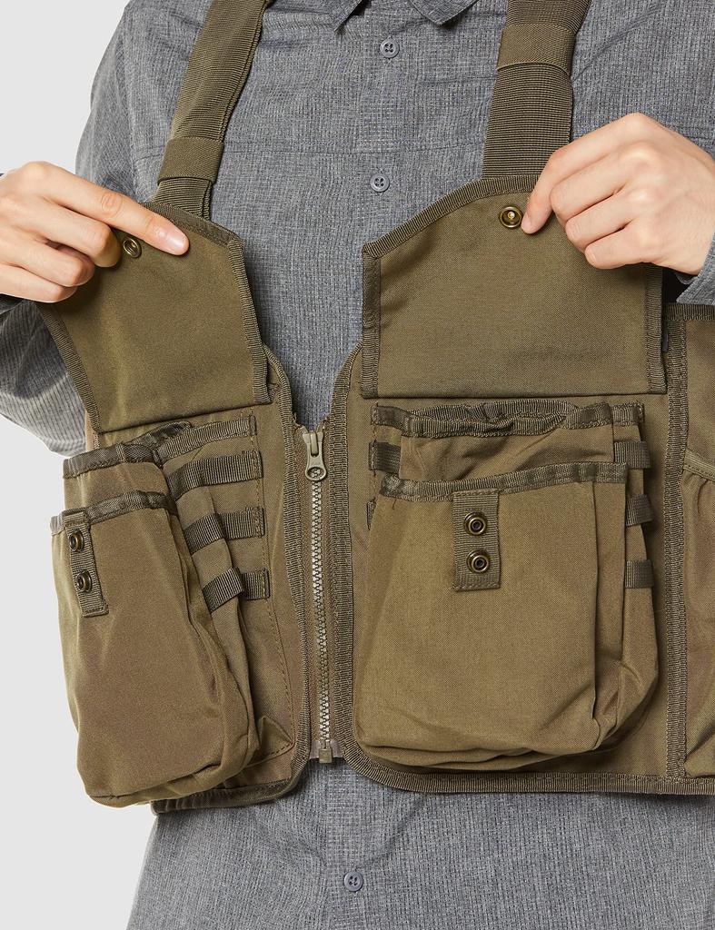 LITTLE PRESENTS Trout Classic Vest Olive Khaki V-25