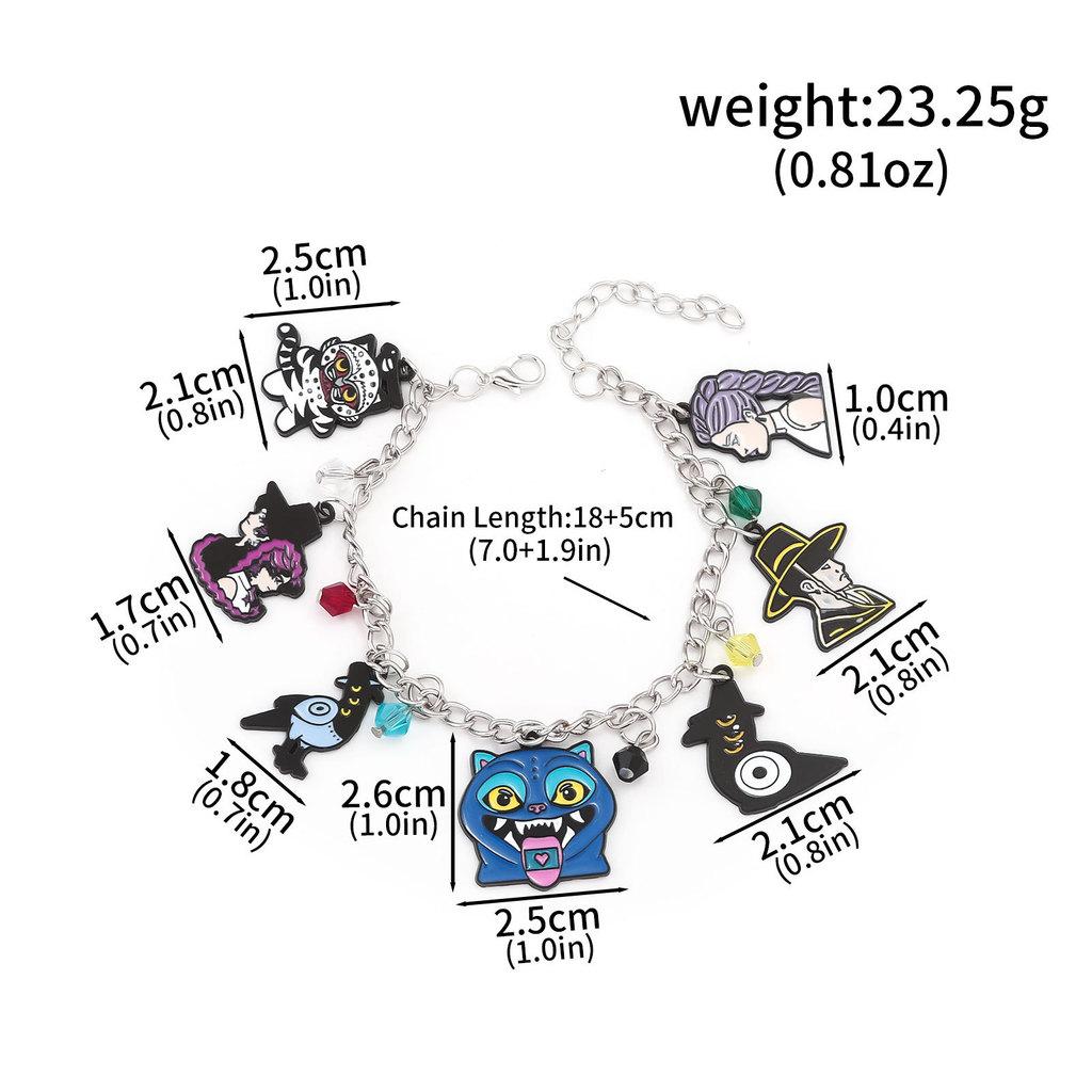 Huntr X Metal Cartoon Character Bracelet Pendant For Men And Women Gift
