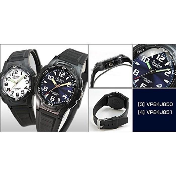 [Citizen Q&Q] Watch Analog 10 ATM Water Resistant Urethane Band VP84J851 Men's White Black/White