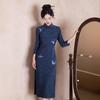 Juifengxuan Eleganter Herbst-Cheongsam: Junger, moderner chinesischer Stil für 2025