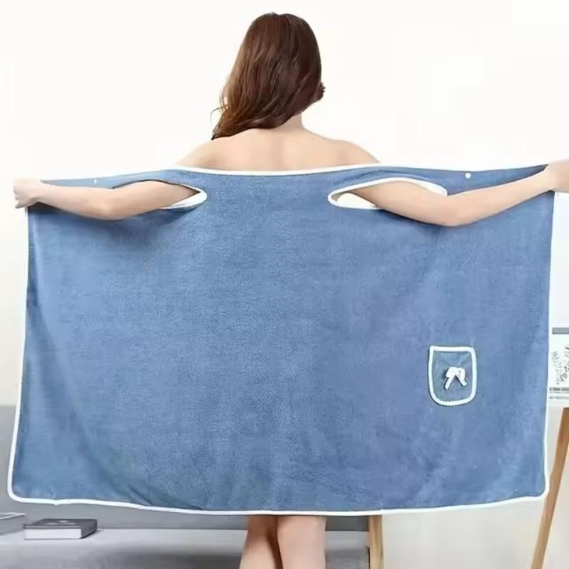 1PC Womens Bath Towels Girls Wearable Soft Absorbent Bow Coral Velvet Skirt Fast Drying Bathing Beach Bathrobes Gym Bath Towel